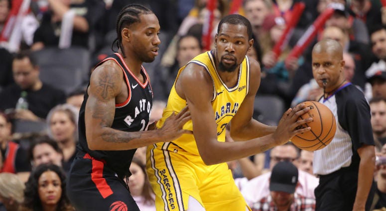 Kawhi Leonard and Kevin Durant Kawhi Leonard and Kevin Durant
